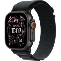 Apple Watch Ultra 3 LTE 49 мм (титановый корпус, черный/черный, текстильный ремешок размера M)